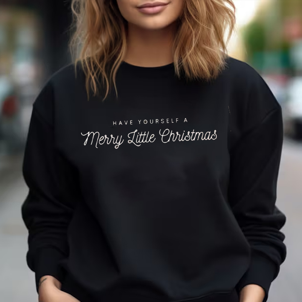 Merry Christmas Sweatshirt Merry And Bright Christmas